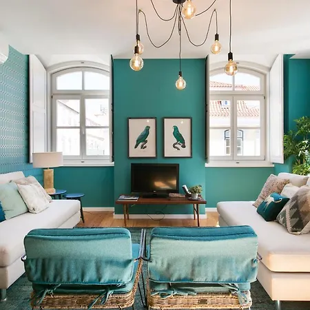 Jp38 - Dowtown Perfect Gem 2 Bdr + 2 Bath, Bright Flat! * ליסבון