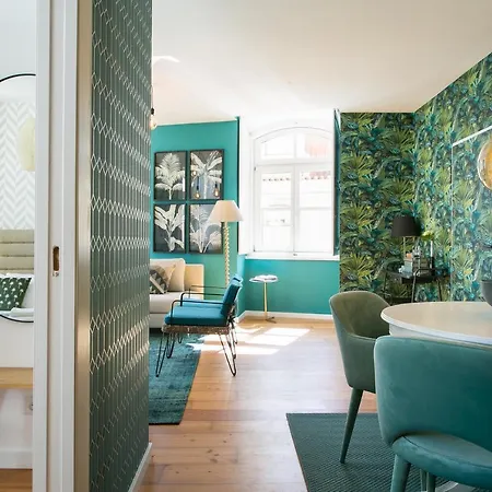 Jp38 - Dowtown Perfect Gem 2 Bdr + 2 Bath, Bright Flat! * Lisboa