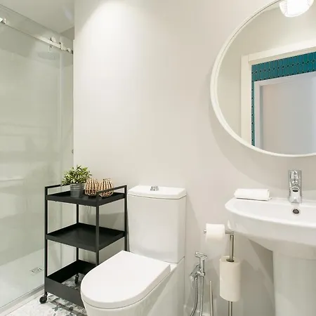 Jp38 - Dowtown Perfect Gem 2 Bdr + 2 Bath, Bright Flat! Lisboa